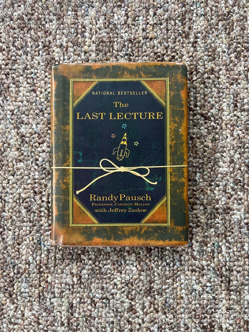 The Last Lecture by Randy Pausch – Navy & Brown Hardcover